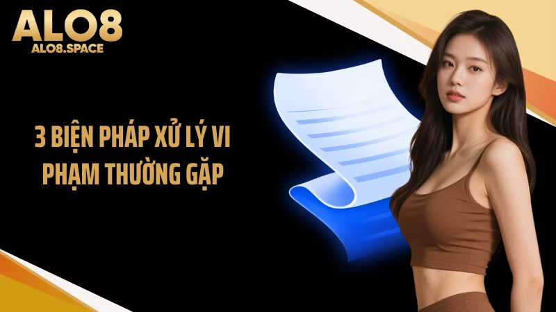 3 biện pháp xử lý vi phạm thường gặp 