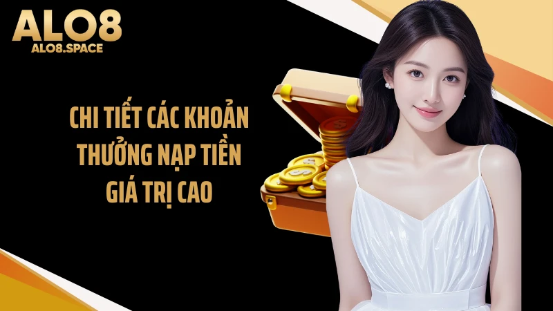 Chi tiết các khoản thưởng nạp tiền giá trị cao