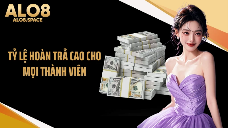 Tỷ lệ hoàn trả cao cho mọi thành viên